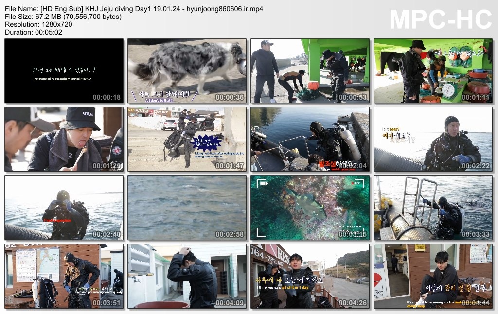 HD Eng Sub] KHJ Jeju diving Day1 19.01.24 - hyunjoong860606.ir]